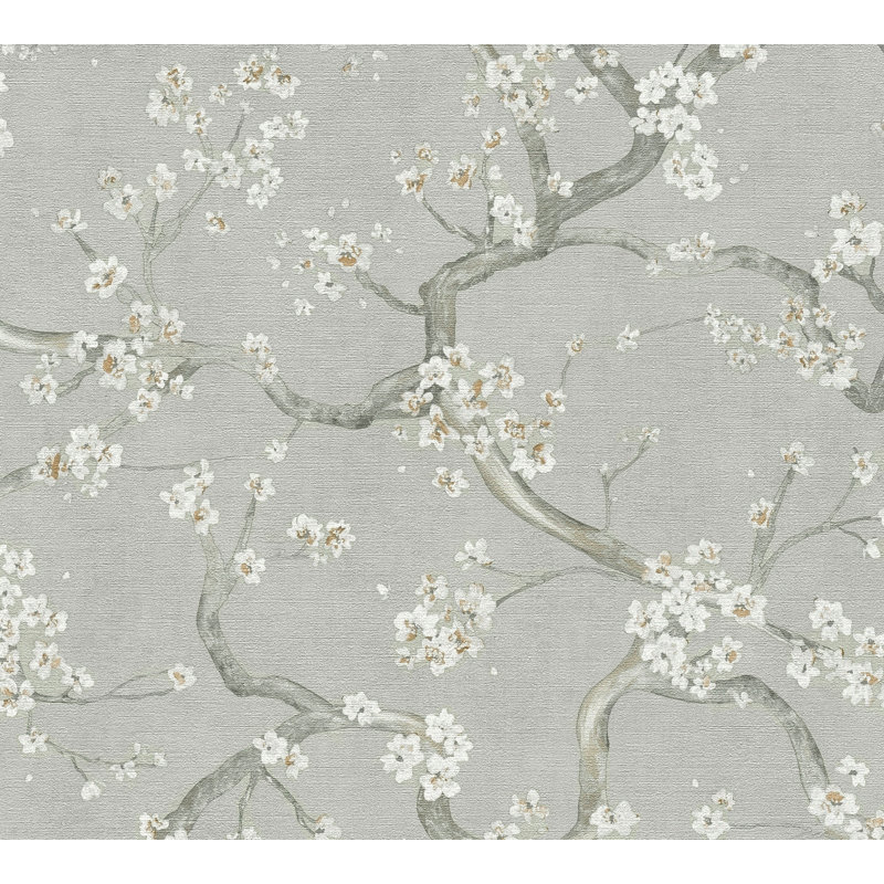 Galerie Horizon Cherry Blossom Wallpaper, Green