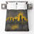 Urban Cityscape Sketch Quilted Bedspread All Sizes-126130211