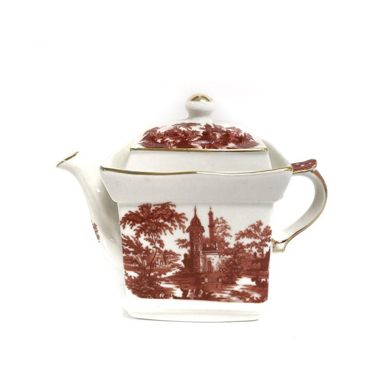 Théière en porcelaine 18-oz victorian castle Leadore