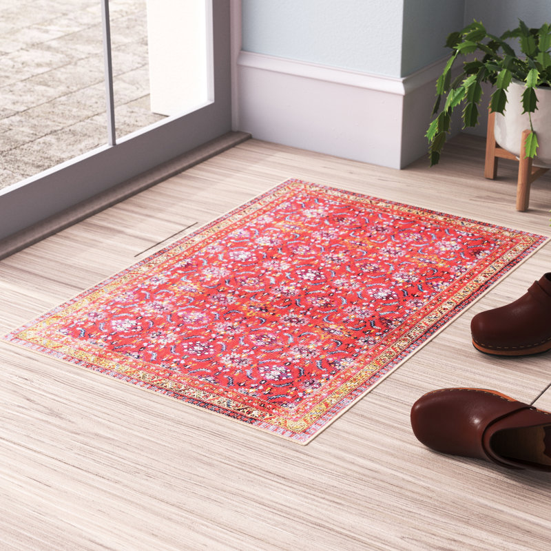 Tapis oriental rouge Ellizabeth, Rectangle 2 pi x 3 pi