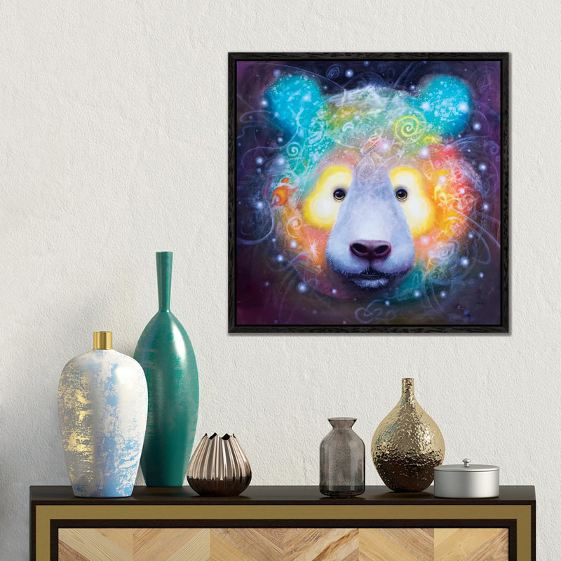 Cadence 1 Piece Wall Art on Canvas, 45.72 cm H x 45.72 cm W, Black Framed