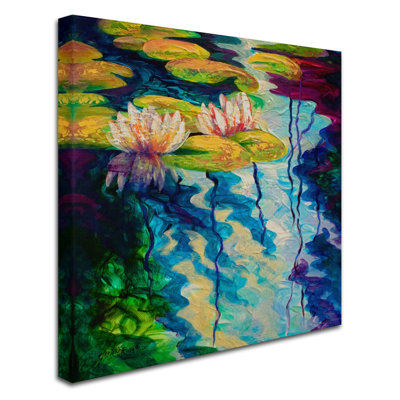 «Lily Pond I» par Kucera, reproduction sur toile tendue