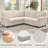 L-Shaped Sectional Sofa Bed With Pull-Out Bed & Storage, 5-Seat Sleeper Couch With USB Charging, Convertible Design For Living Room, Apartment, Urias Fabric, -49097029