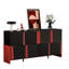 Buffet 68,5 po en bois avec portes