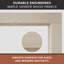 Sabine Contemporary Wood Fireplace Mantel Surround Kit Includes Wooden Mantel Surround And Shelf-83100254-83100252