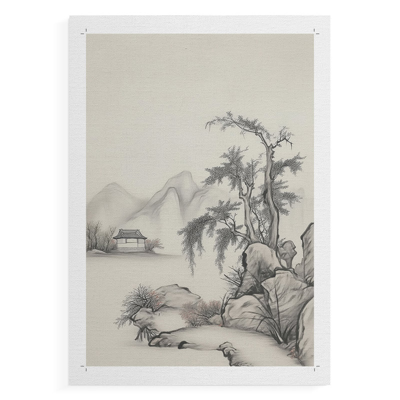 Paysages série LII - Impression sur toile seulement - NON-CADRE, H 18 po x l 12 po