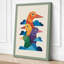 Stacked Birds Modern - Wrapped Canvas-2130704408-2130704413