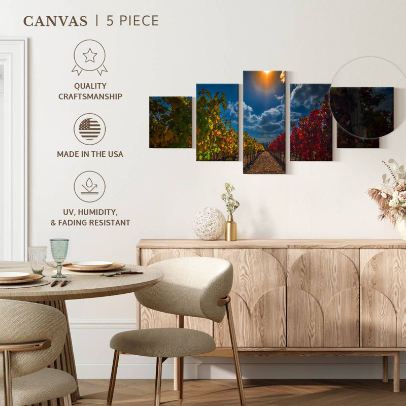 Vineyard, 42" H x 92" W