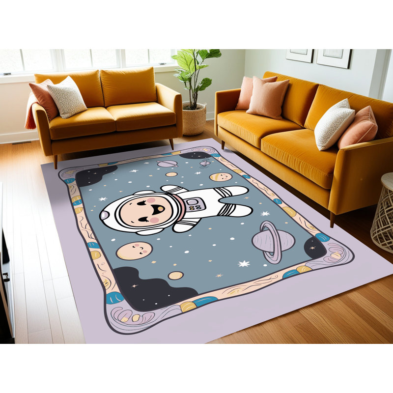 Tapis pour enfant East Urban Home, Rectangulaire 2 pi x 3 pi
