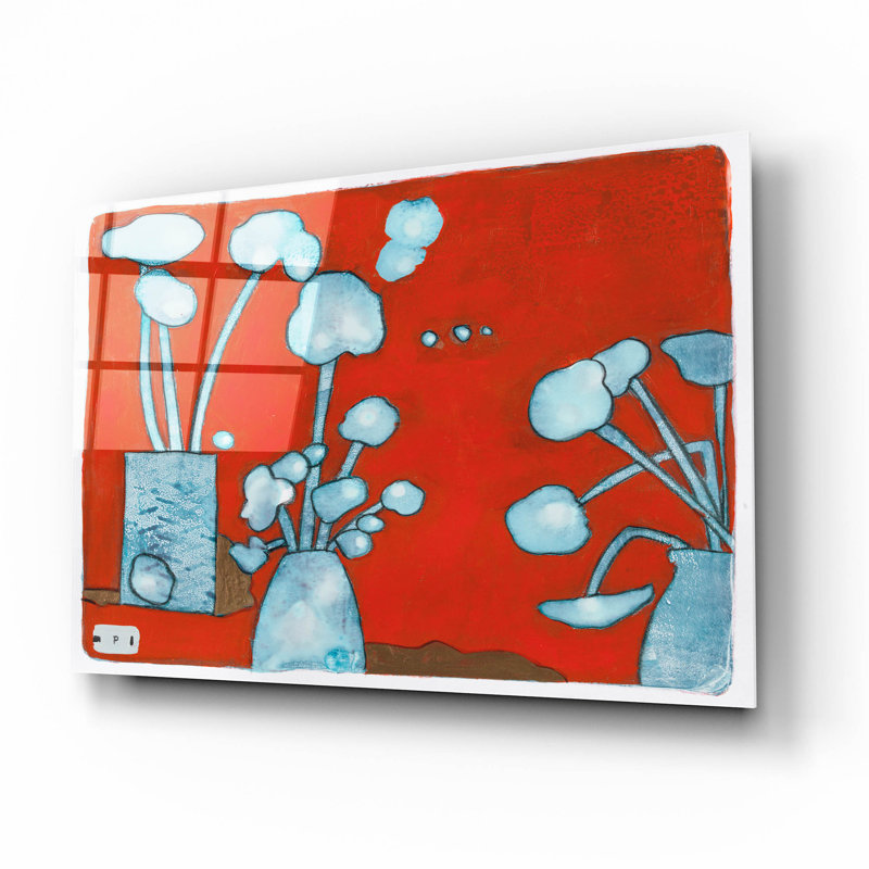 «3 Blue Bouquets 9» par Maria Pietri, H 12 po x l 16 po x P 0,13 po