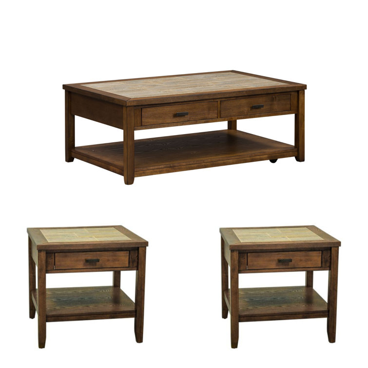 Ensemble de tables basses 3 pièces East Pleasant View