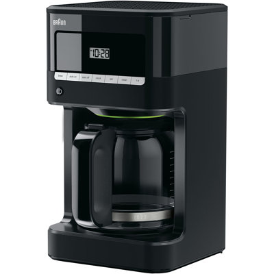 Braun Brewsense 12-cup Drip Coffee Maker With Brew Strength Selector And Glass Carafe In Black