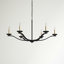 Lustre en roue de chariot à 6 lumières de style bougie Henton-330678278-330010121