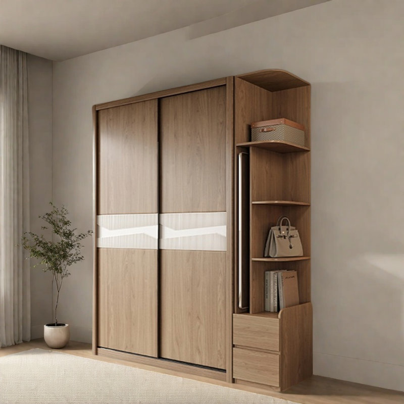 Design de mode simple, sens de garde-robe, H 94,49 po x l 94,49 po x P 24,41 po
