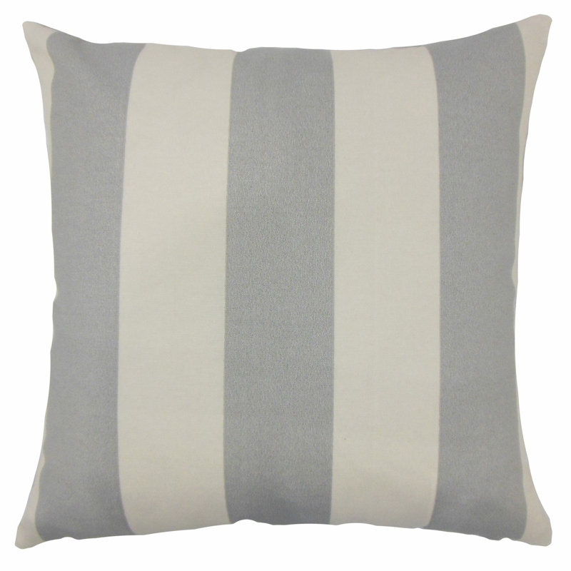Reversible Throw Pillow, 18" H x 18" W x 5" D, Citrus