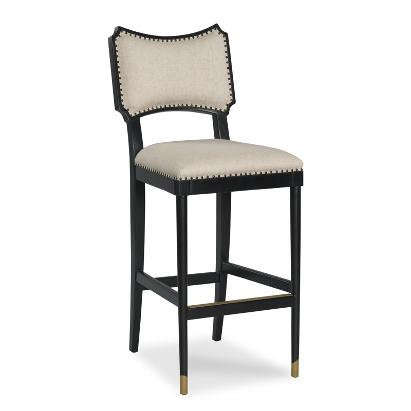 Powers Bar & Counter Stool, Amsterdam Black, Repel Stainguard, Bar Stool (30.5" Seat Height)