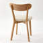 Chaise d'appoint rembourrée en chêne massif avec revêtement amovible-1846369623-1846369616