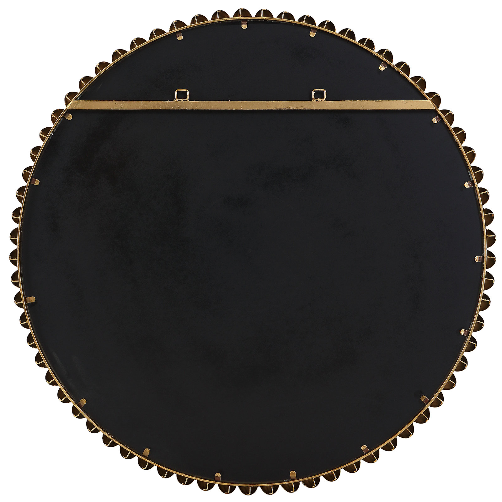 Herb Metal Round Wall Mirror