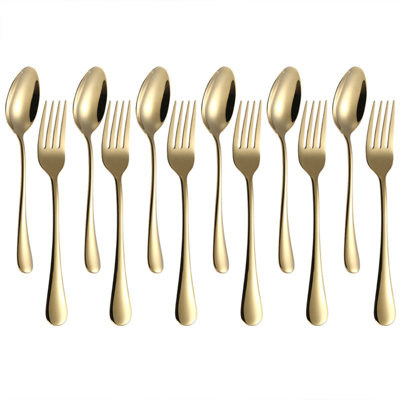Mercer41 Kysir Stainless Steel Flatware Set - Service for 6