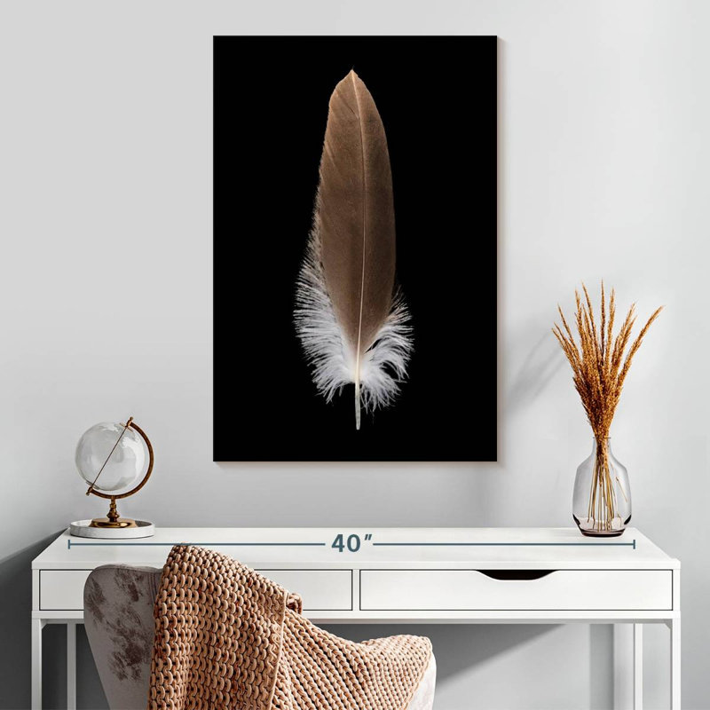 Kerner Eagle's Brown Feather, 30" H x 20" W