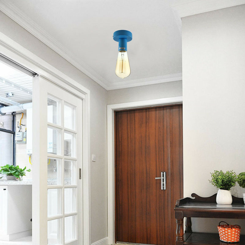Avalea Semi Flush Mount, Blue