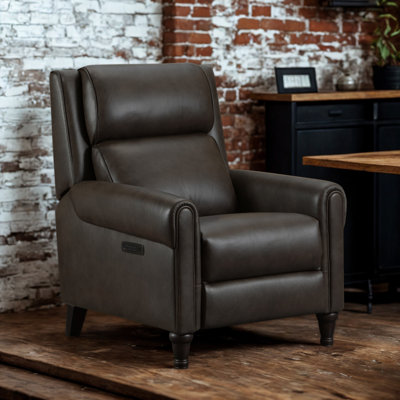 Declan Leather Power Hi-Leg Recliner