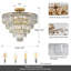 Lustre en cristal 5 niveaux-1724567464