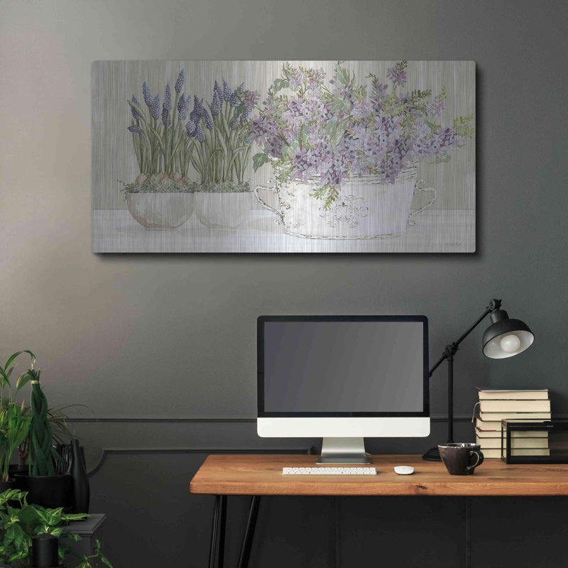 «Life Is Better With Flowers» par Cindy Jacobs, H 24 po x l 48 po