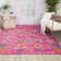 Geomar Floral Area Rug