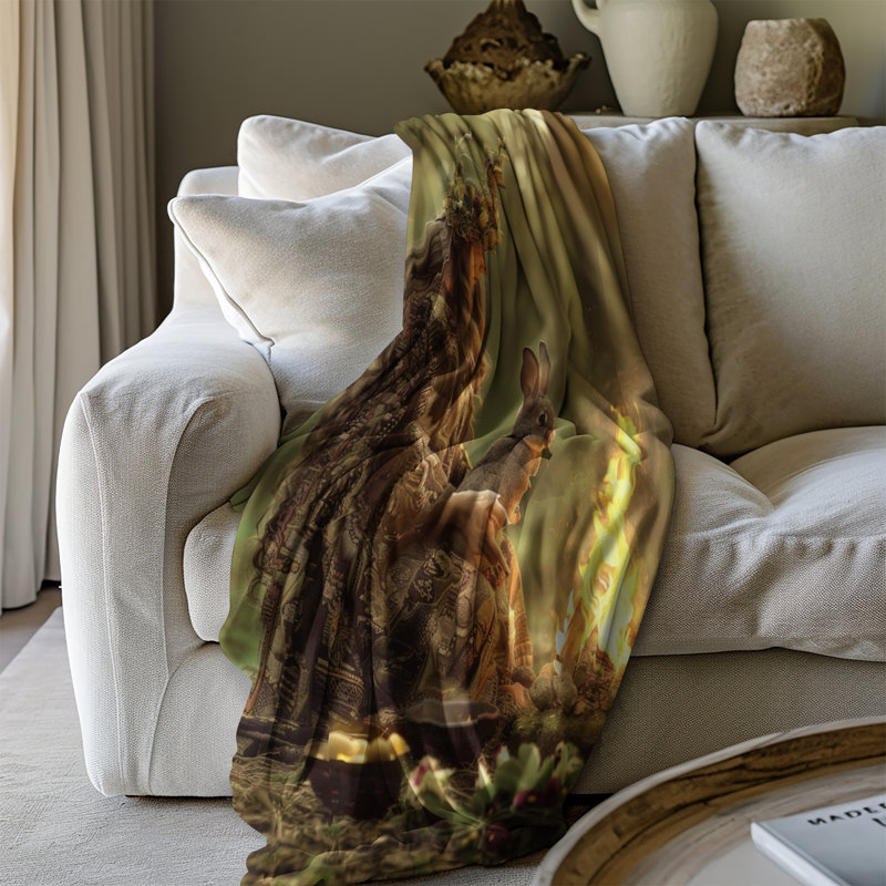 Mystical Fairyland Memoirs - 1 pièce Sherpa Premium - impression d'art luxueux, Simple
