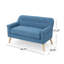 Causeuse (bleu pâle)