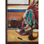 Garvi, Guarat - Dame de la culture | Huile sur toile | Par Tejal Modi | Avec cadre