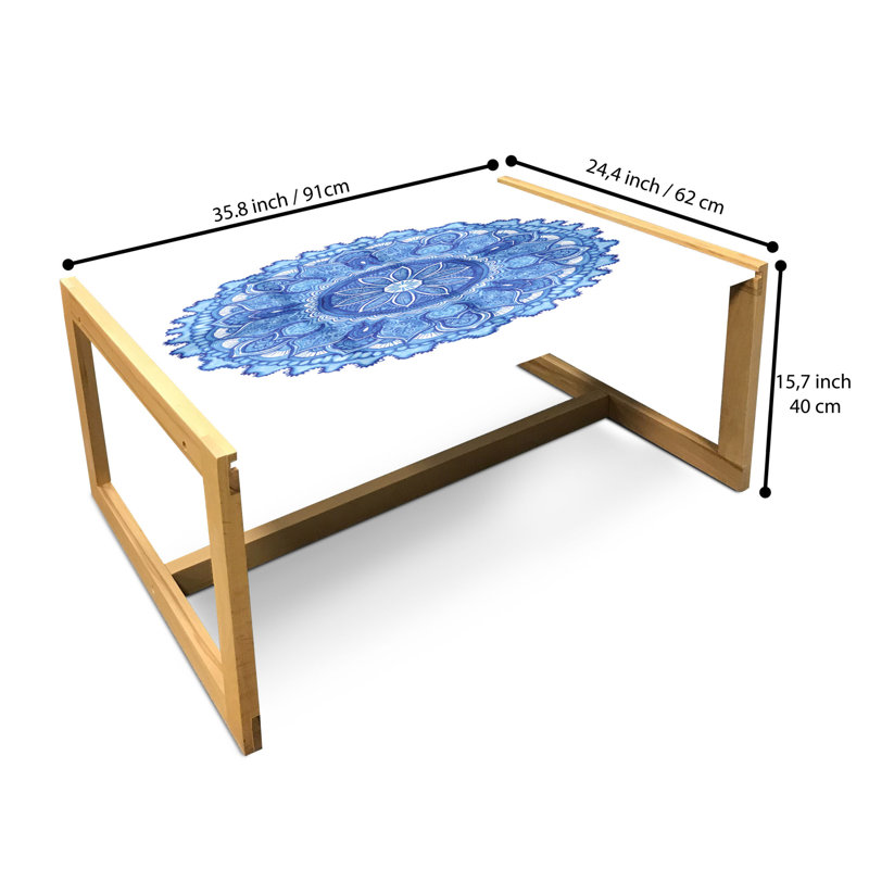 Jamiroquai Sled Coffee Table, 90cm H x 62cm W x 40cm D