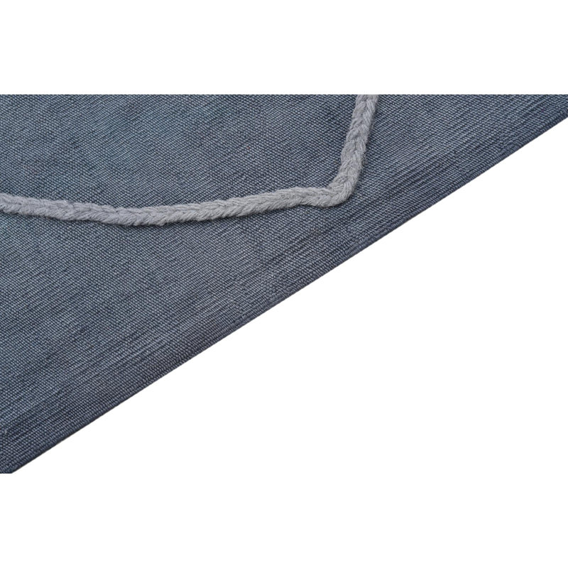 Tapis bleu 4 x 6