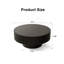 Table basse ronde en bois de style olive à piédestal robuste fabriquée à la main pour le salon-1160435872-1160435873