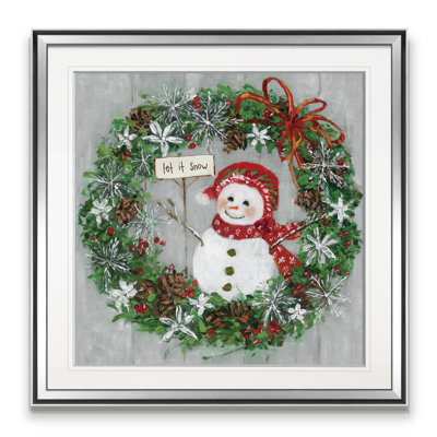 « mme bonhomme de neige », peinture