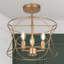 Plafonnier semi-encastré 3 lumières
