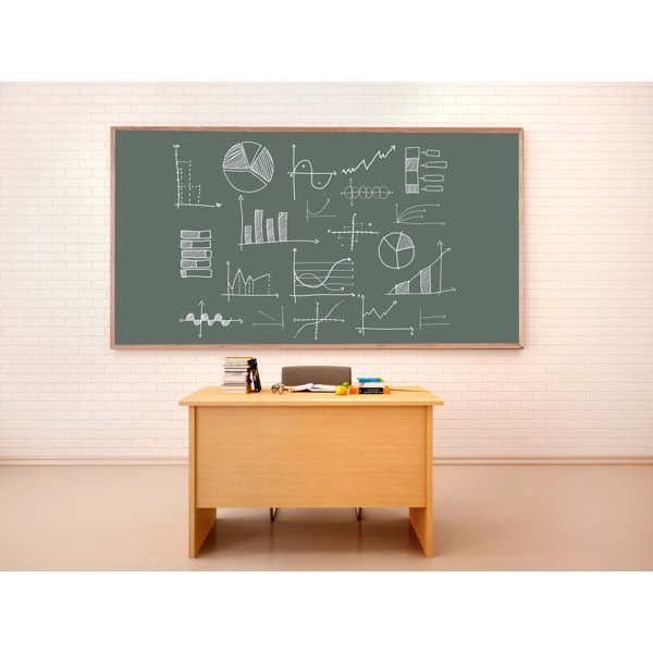 Aarco Products OC3660NT Black Chalkboard - Clear Lacquer