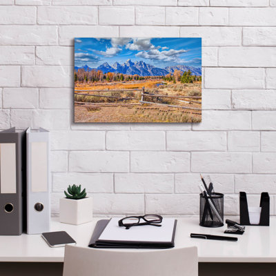 «Grand Tetons On Canvas» par Mark A Paulda, reproduction