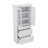 70.1 Inch Contemporary Tall Freestanding Bathroom Cabinet With 3 Drawers And Soft-Close Glass Doors-2020354037