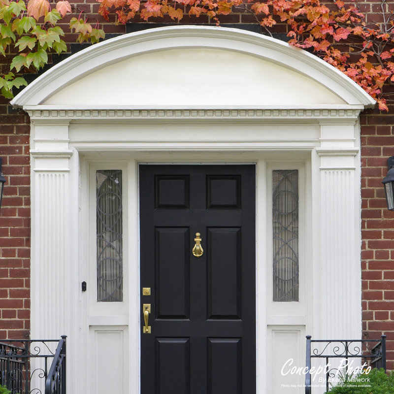 Eyebrow Architectural Grade PVC Pediment, 36" W