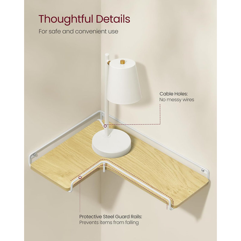 2 Piece Corner Shelf