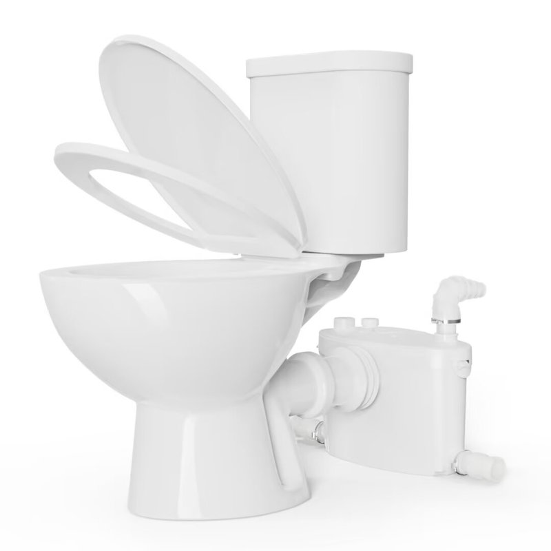 Belfry Bathroom Gravitt 1.8L LPF Round Back To Wall Toilets (Seat Included)