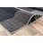 Akieba Geometric Tufted Gray/Black/Ivory Non-Slip Rubberback Area Rug-1489564587