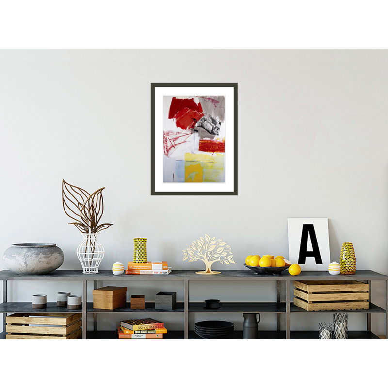 «Round Sum» par Robert Rauschenberg - Estampe numérique encadrée, H 29,5 po x l 22,71 po