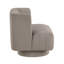 Chaise pivotante moderne rembourrée Comfort Taupe-1685734435