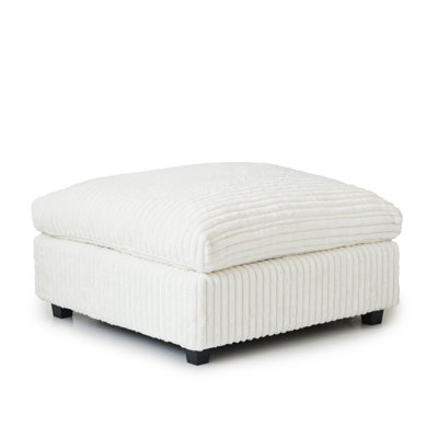 Upholstered Sectional Sofa Ottoman