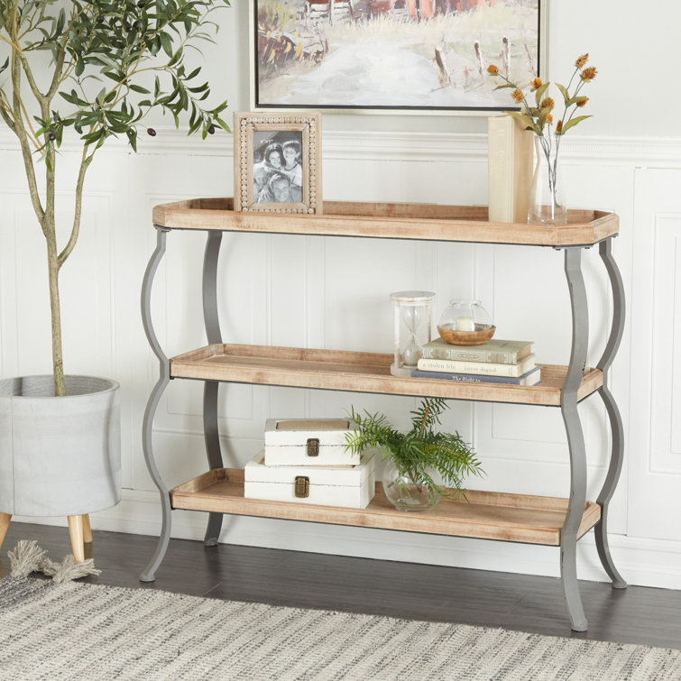 Unwind Rustic Iron Console Table