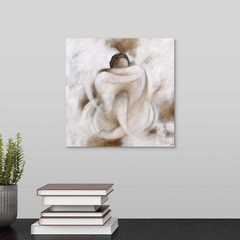 «Mallon Love Embraces» par Rikki Drotar - impression, H 12 po x l 12 po, Toile tendue, Sans cadre