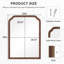 Ancalin Solid Wood Arched Wall Mirror-1117322293-1127723840